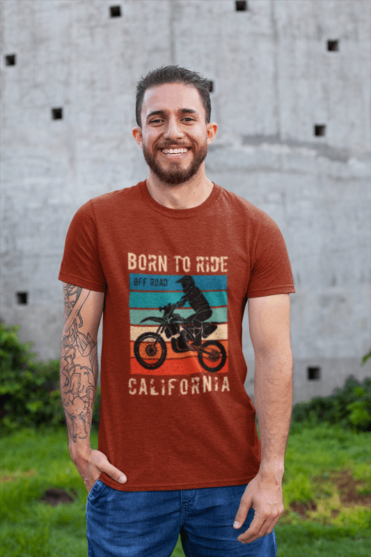 Born to Ride Round Neck T-shirt